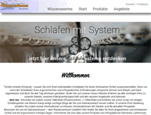 Tablet Screenshot of matratzentraum.de